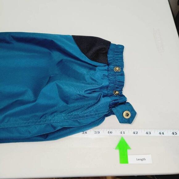 Vintage 90s Columbia Mens Small Spell Out Box Logo Nylon Joggers Snow Ski Pants - Picture 10 of 15